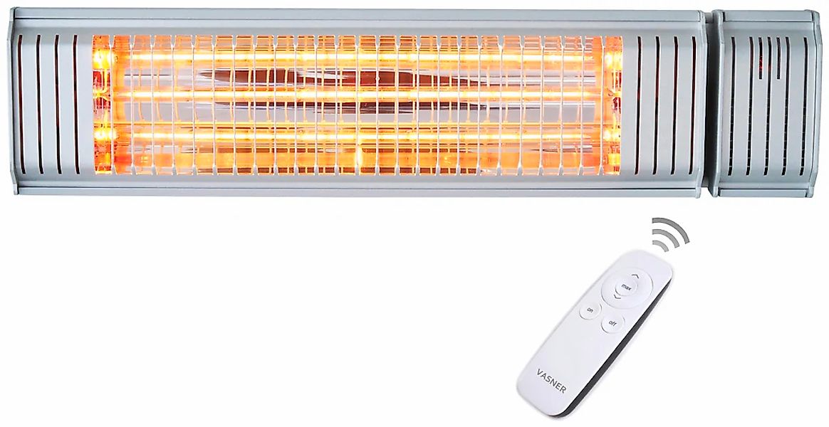 Vasner Terrassenstrahler "Bluetooth, silber, Appino 20" 2.000 Wand / Decke günstig online kaufen