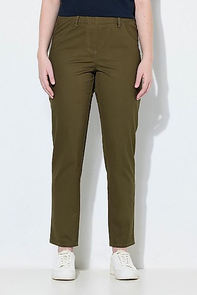 Ulla Popken Jeggings Jeggings Elastikbund schmales Bein Baumwolle günstig online kaufen