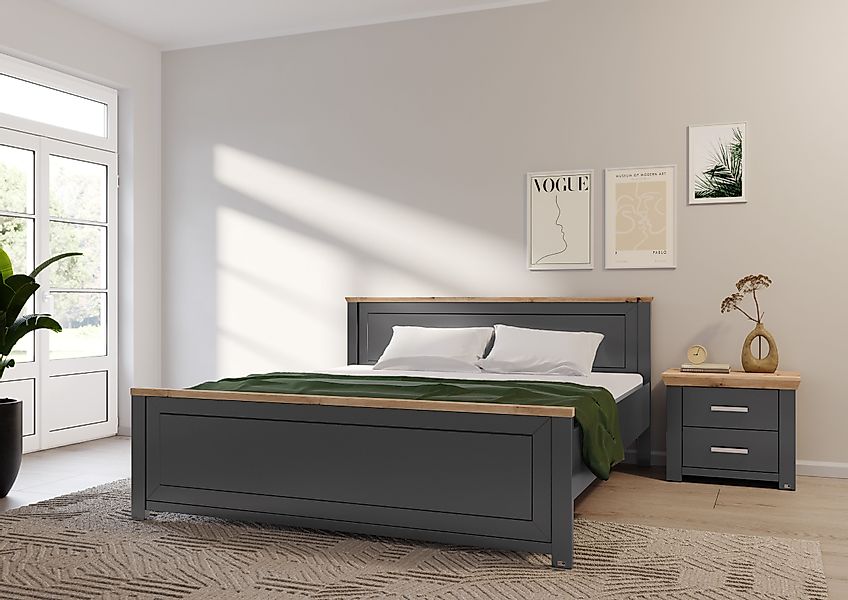 set one by Musterring Bett »York Schlafen«, (1 tlg.), Doppelbett 180 x 200 günstig online kaufen