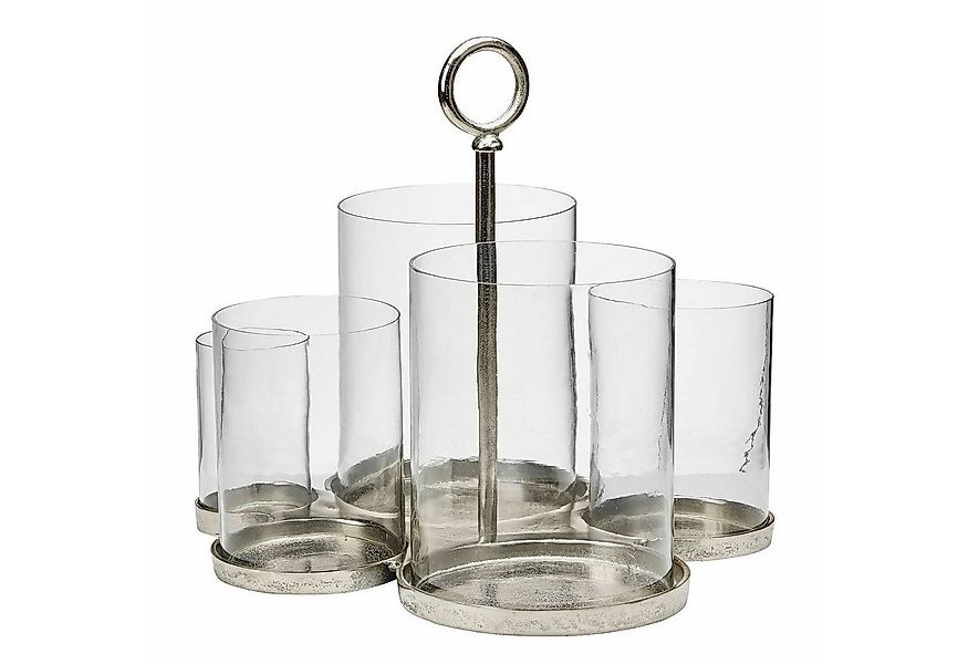 Mirabeau Windlicht Windlicht Gjaloran silber/klar (kein Set, kein Set) günstig online kaufen