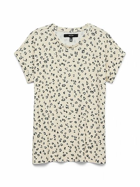 Vero Moda Strickpullover "VMBRIANNAMIX SS O-NECK PULLOVER BOO" mit Animal-P günstig online kaufen