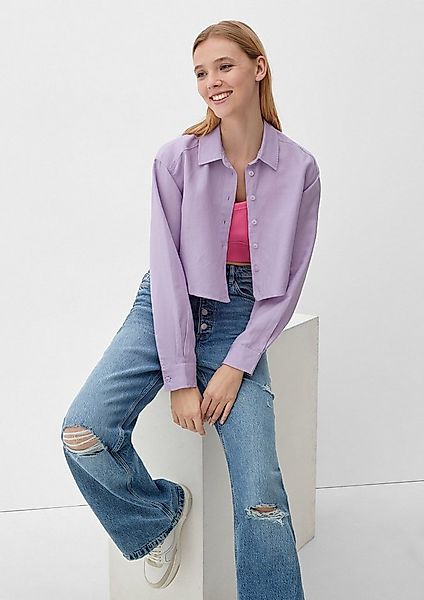 QS Langarmbluse Bluse Bluse im Boxy-Schnitt günstig online kaufen