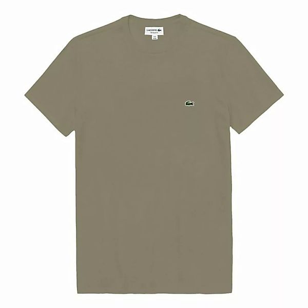 Lacoste T-Shirt Crew-Neck T-Shirt mit aufgesticktem Krokodillogo günstig online kaufen