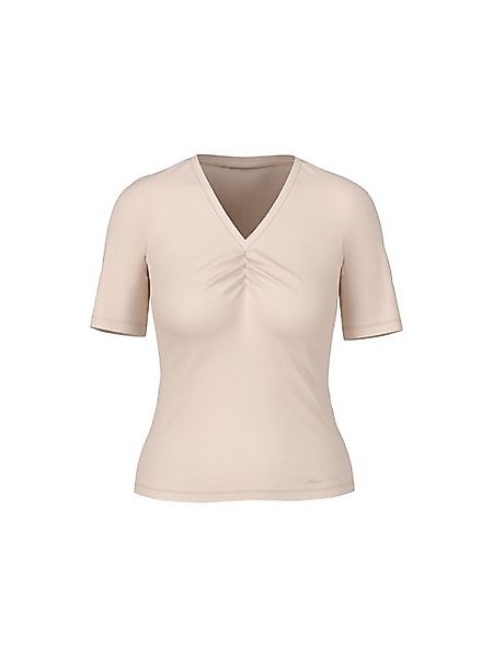 Marc Cain T-Shirt Feminines uni T-Shirt mit Raffung günstig online kaufen