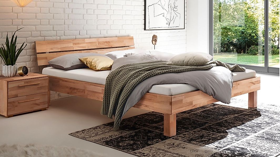 HASENA Holzbett "Prato" Fußhöhe 20 cm günstig online kaufen