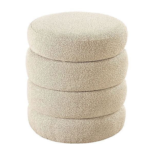 riess-ambiente Sitzhocker VOGUE Ø50cm taupe - günstig online kaufen