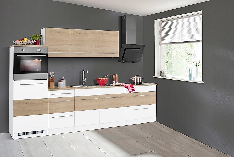 KOCHSTATION Küchenzeile »KS-Trient« Breite 290 cm, wahlweise mit E-Geräten, günstig online kaufen