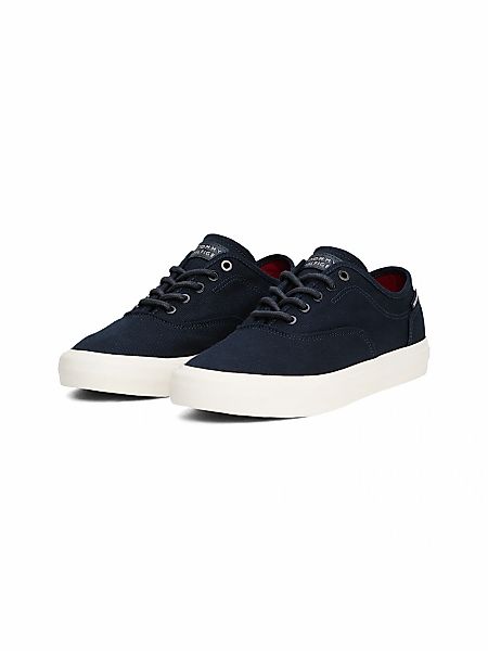Tommy Hilfiger Sneaker "TH HI VULC LOW OXFORD TWILL", Freizeitschuh, Halbsc günstig online kaufen