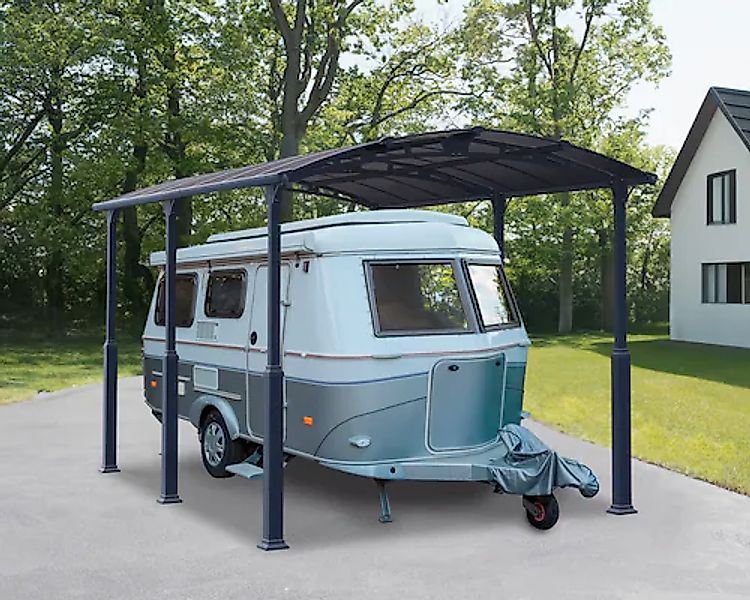 Palram - Canopia Einzelcarport »Alpine« Aluminium 319 cm Anthrazit wartungs günstig online kaufen