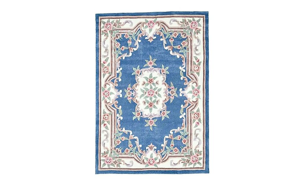 THEKO Vintageteppich  Ming ¦ blau ¦ Synthetische Fasern ¦ Maße (cm): B: 120 günstig online kaufen