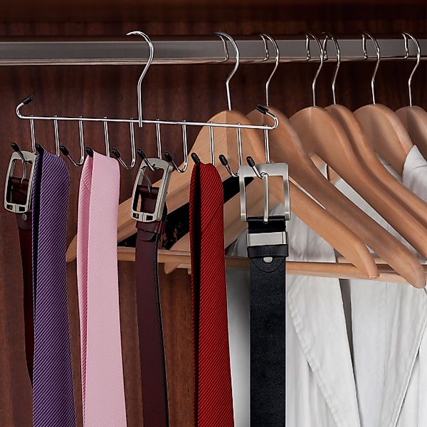 relaxdays Gürtelbügel Gürtelhalter mit 12 Haken günstig online kaufen