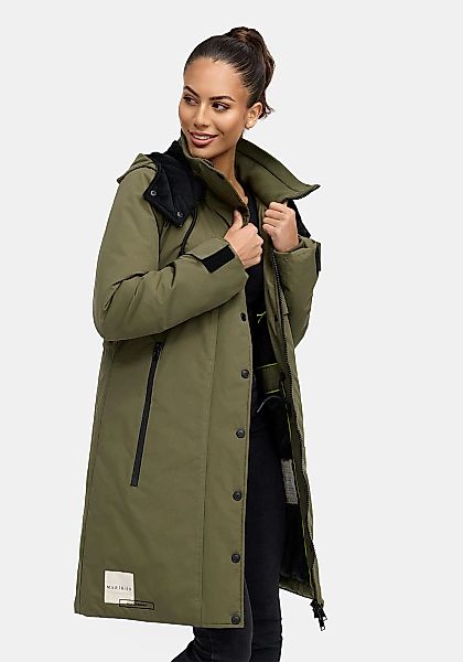 Marikoo Winterjacke "Anoukaa" langer Parka mit abnehmbarer Kapuze günstig online kaufen