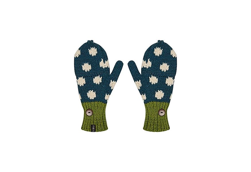 THC Natural Line Strickhandschuhe THC Klapphandschuhe 842 gepunktet (1 Paar günstig online kaufen