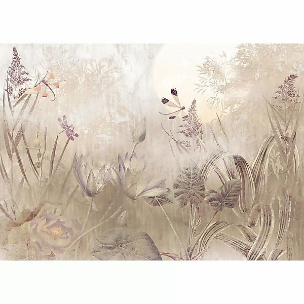 Komar Vliestapete Dragonfly Pond  350 x 250 cm günstig online kaufen