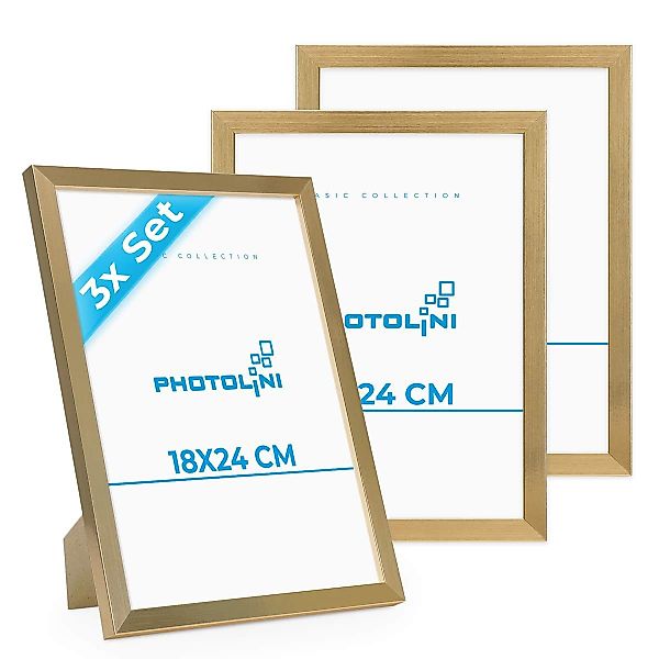 PHOTOLINI Bilderrahmen 3er Set, stabiles MDF-Holz, günstig online kaufen