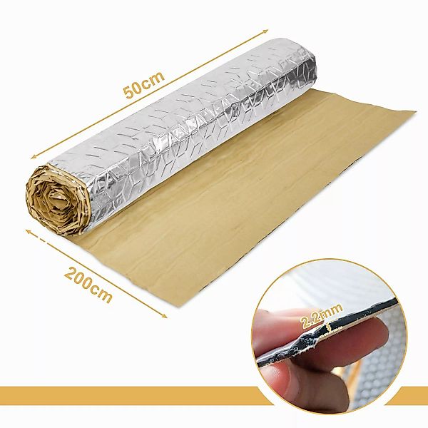 Clanmacy Dämmplatte 200x50cm Dämmmatte Selbstklebend Matte günstig online kaufen
