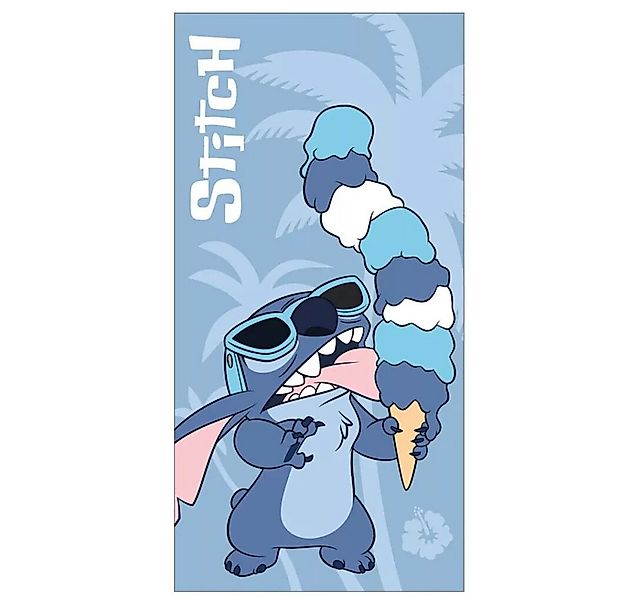 Lilo & Stitch Badetuch Disney Lilo und Stitch Ice Cream Strandtuch 70x140cm günstig online kaufen