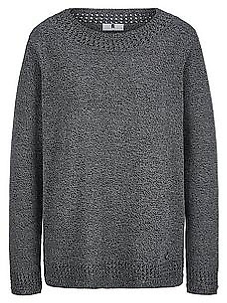 Rundhals-Pullover Anna Aura schwarz günstig online kaufen