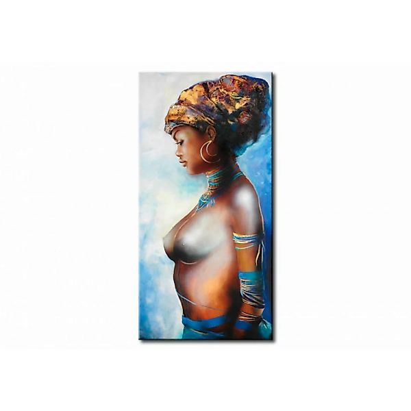 Wandbild Blaue Afrikannerin XXL günstig online kaufen