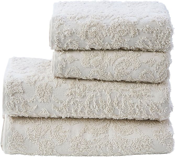 done.® Handtuch Set Provence Ornaments, Walkfrottier (Set, 4-St), Uni-Farbe günstig online kaufen