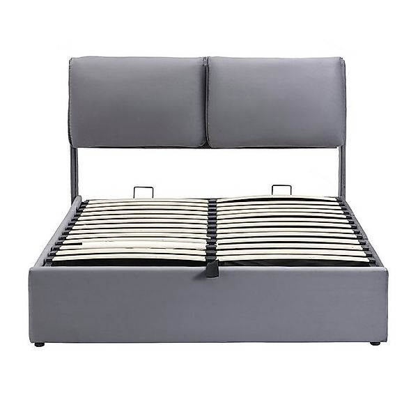 Gotagee Polsterbett Massivholzbett 140x190cm Gästebett Einzelbett Hydraulis günstig online kaufen