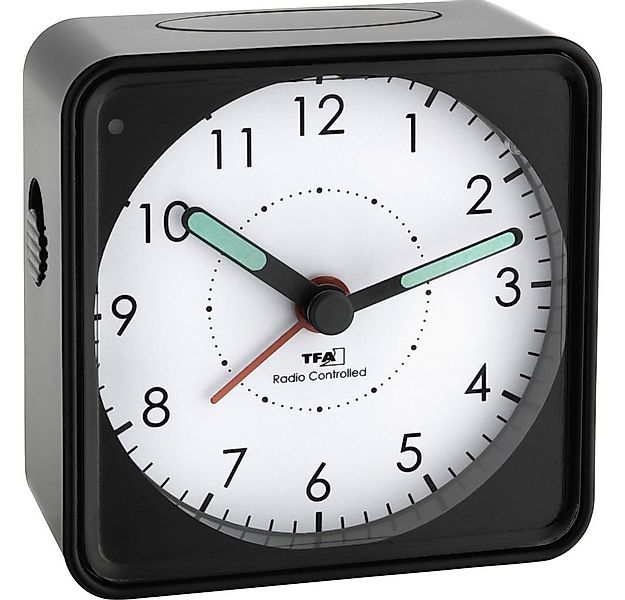 TFA Dostmann Wecker TFA Dostmann 60.1510.01 Funk Wecker Schwarz Fluoreszier günstig online kaufen