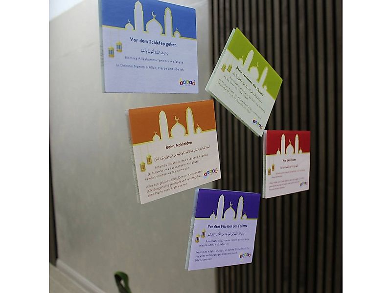 Aymasal Wandsticker 5 tlg. Islamische Dua Gebete Sticker Wandsticker Spiege günstig online kaufen