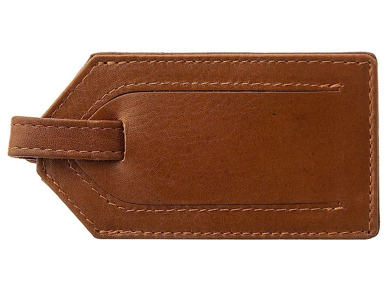 JS Schlüsseltasche JS Kofferanhänger C4KA Gepäck- Adressanhänger Leder (1-t günstig online kaufen