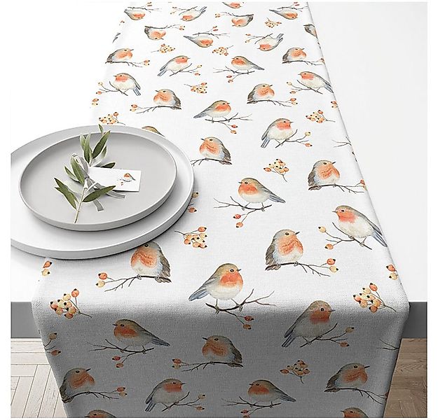 Ambiente® Tischläufer Robin family (1-tlg, 1-teilig), Tischläufer Tischdeck günstig online kaufen