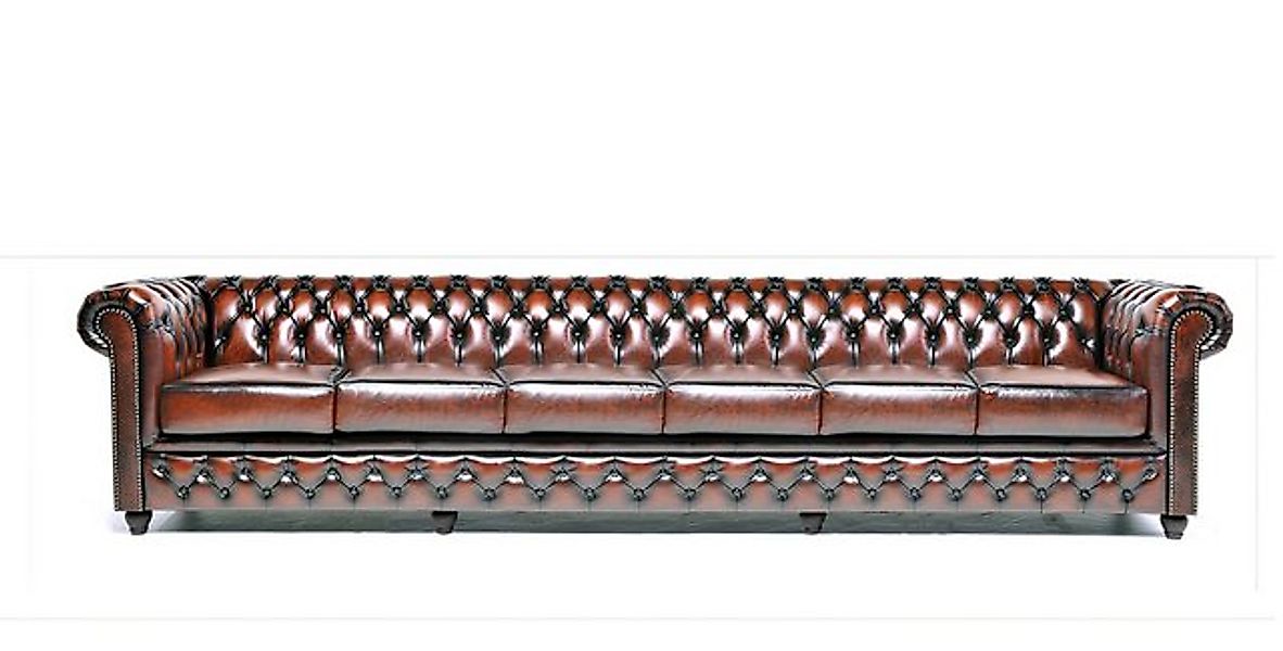 Xlmoebel Sofa XXL Großes Sofa Club Lounge Disko Möbel 6-Sitzer Braun Cheste günstig online kaufen