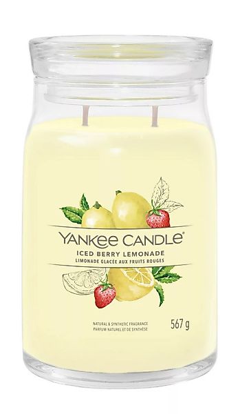 Yankee Candle Duftkerze Signature Iced Berry Lemon 567 g günstig online kaufen