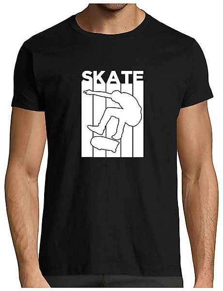 MyDesign24 T-Shirt Herren Skater Shirt dynamischen Skateboarder in Aktion M günstig online kaufen