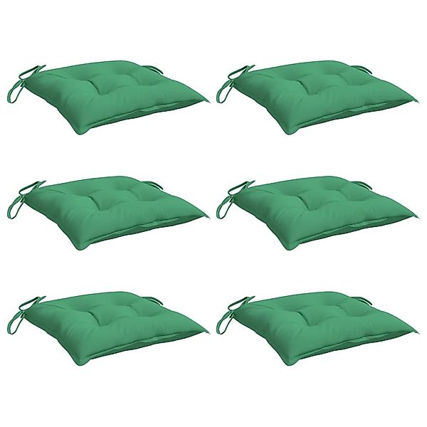 vidaXL Sitzauflage Palettenkissen 6 Stk. Grün günstig online kaufen