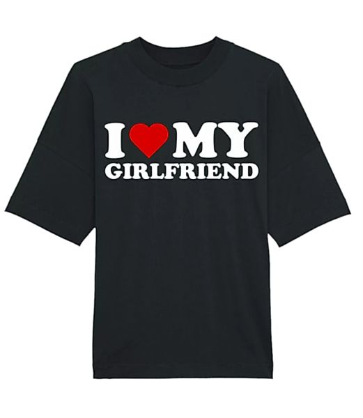 I Love My Girlfriend · Unisex Bio Oversize T-Shirt Stanley Stella günstig online kaufen