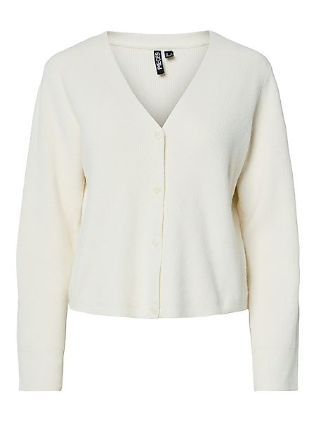 pieces Strickjacke PCORA LS V-NECK KNIT günstig online kaufen