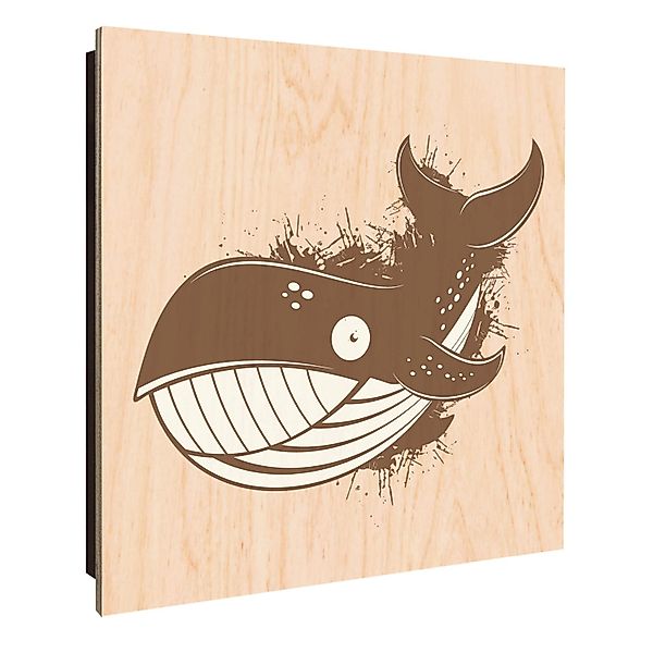 Banjado Schlüsselkasten Holz 30x30cm Schwarz Scharnier Rechts 50 Haken Desi günstig online kaufen