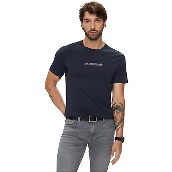 Guess  T-Shirt SS CN SLIM LOGO EMBRO TEE günstig online kaufen