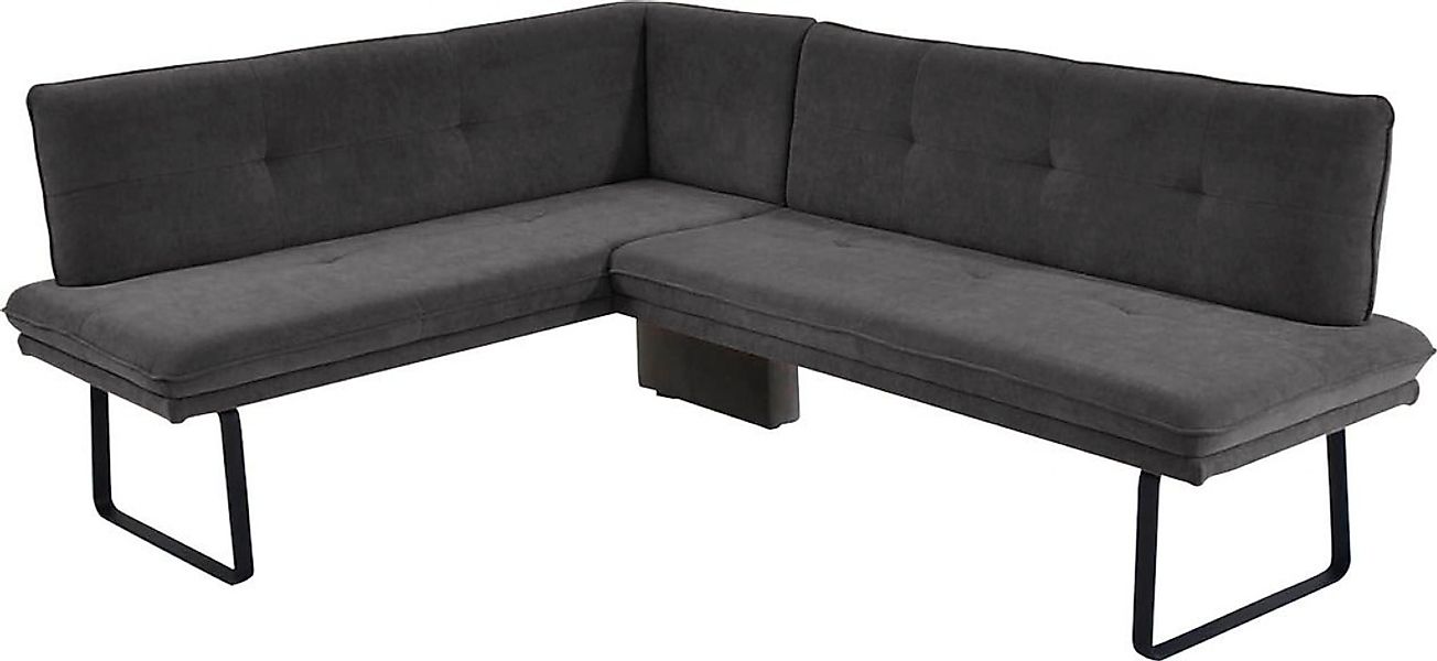 K+W Komfort & Wohnen Eckbank 1 Stk. tlg. Polstereckbank in Spitzkissenoptik günstig online kaufen