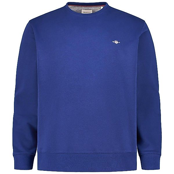 Gant Sweatshirt aus Baumwolle Farbe blau Größe: 5XL günstig online kaufen
