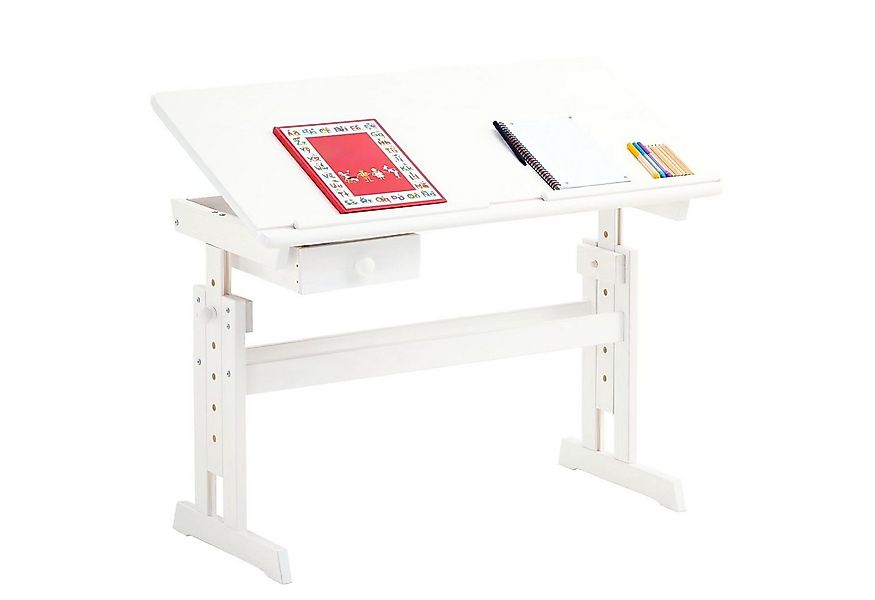 IDIMEX Kinderschreibtisch FLEXI, Kinderzimmer Lerntisch höhenverstellbar au günstig online kaufen