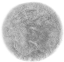 my home Fellteppich "Alpa" rund 35 mm Höhe Kunstfell, Uni Farben, sehr weic günstig online kaufen