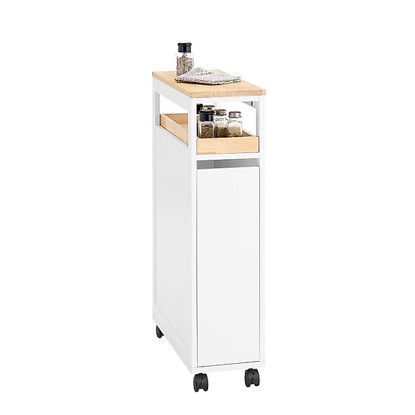 SoBuy Beistellwagen NSR11, Rollregal Rollwagen Küchenregal günstig online kaufen