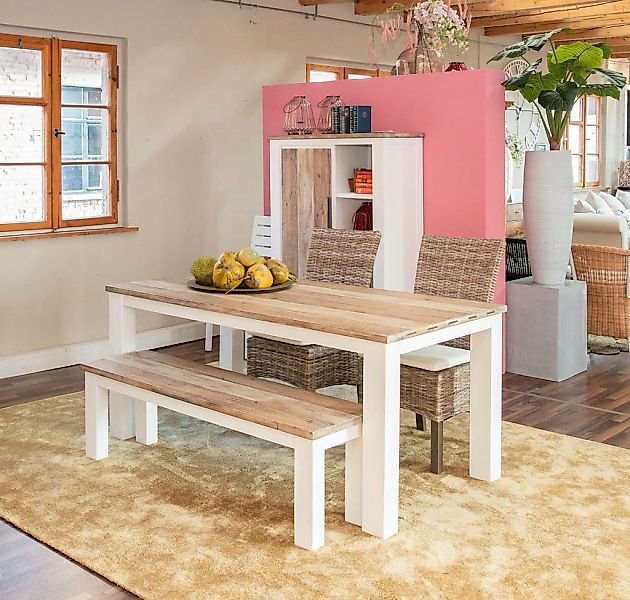 Gutmann Factory Sitzbank "Tampa" aus Massivholz Akazie günstig online kaufen