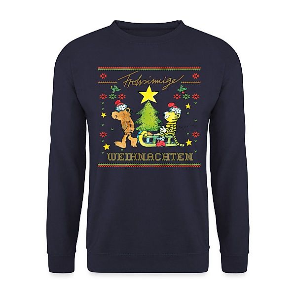 Spreadshirt Sweatshirt Janosch Frohsinnige Weihnachten Ugly günstig online kaufen