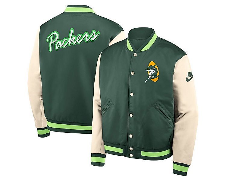 Nike Bomberjacke Nike Collegejacke Green Bay Packers Nike Legacy Bomber Jac günstig online kaufen