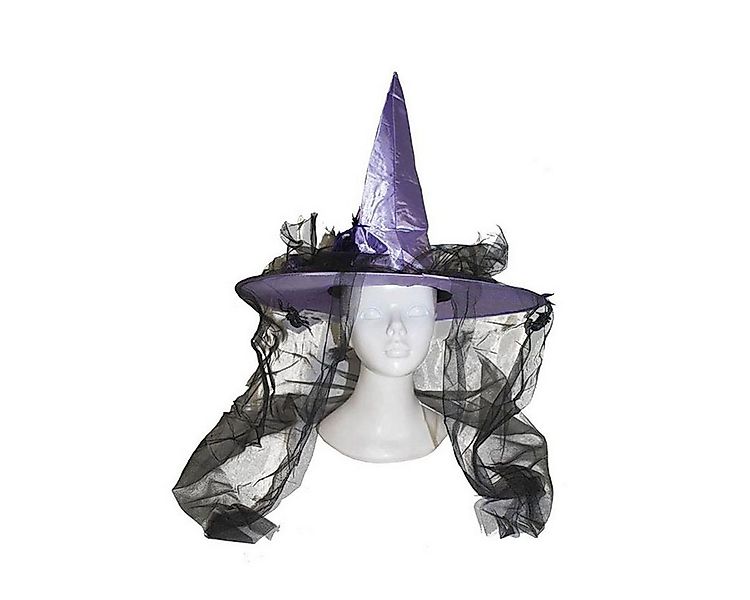 Funny Fashion Kostüm Hut Hexenhut Lila Tüll günstig online kaufen
