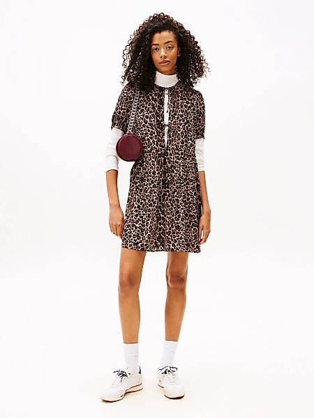 Tommy Jeans A-Linien-Kleid "TJW TIE DETAIL MINI DRESS" günstig online kaufen