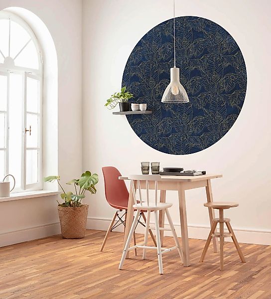 Komar Vlies Fototapete Royal Blue Selbstklebend Ø 125 cm günstig online kaufen
