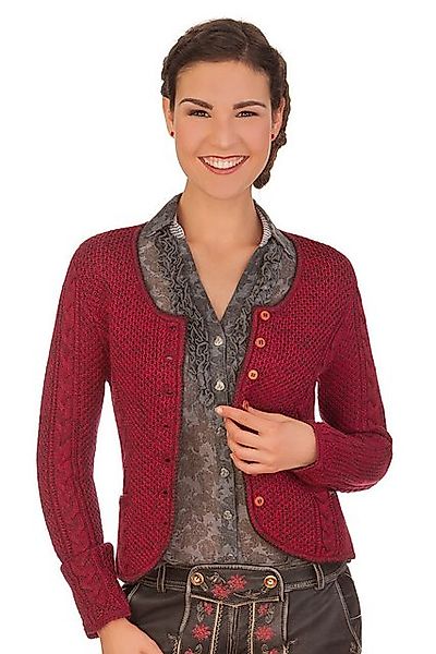 Spieth & Wensky Trachtenstrickjacke Trachten Strickjacke - FRANCES - hellbl günstig online kaufen