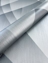 Newroom Vliestapete, Grau Tapete Modern Grafik günstig online kaufen